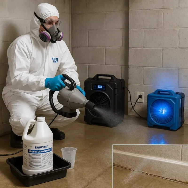 Sanitization and Odor Removal process in Rugby, ND