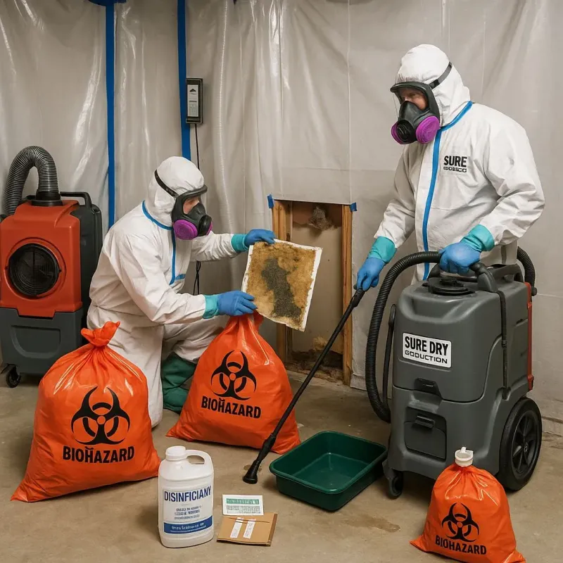 Contaminated Water Handling Protocols process in Rugby, ND