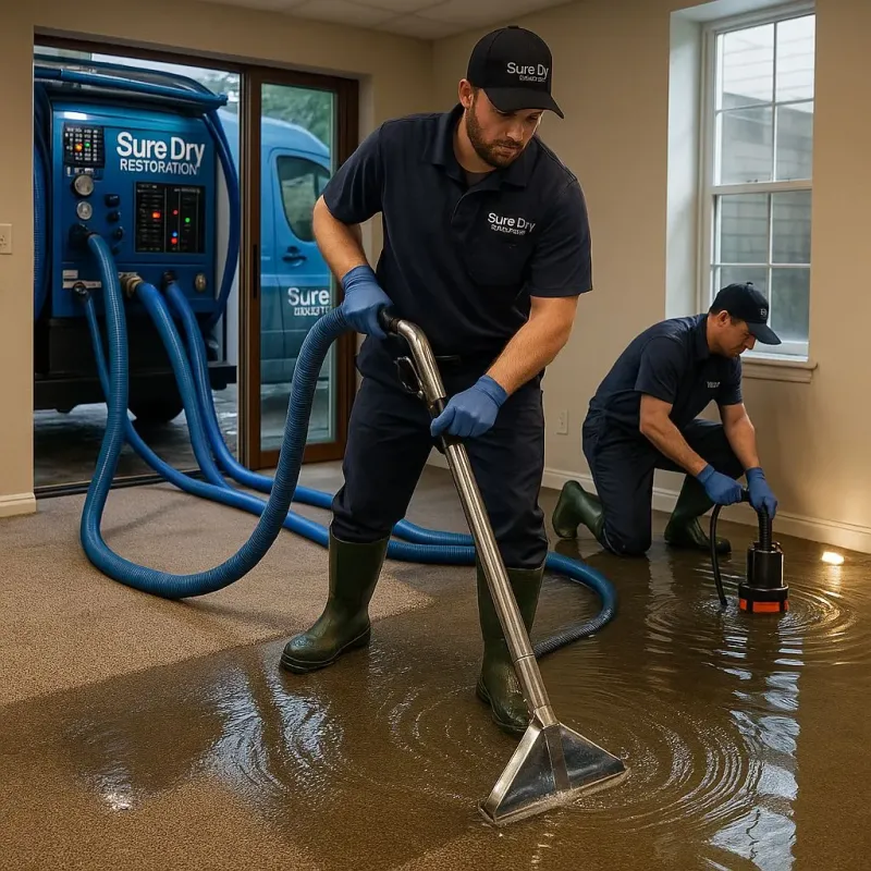 Water Extraction and Removal process in Rugby, ND